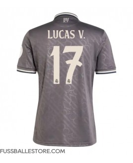 Günstige Real Madrid Lucas Vazquez #17 3rd trikot 2024-25 Kurzarm